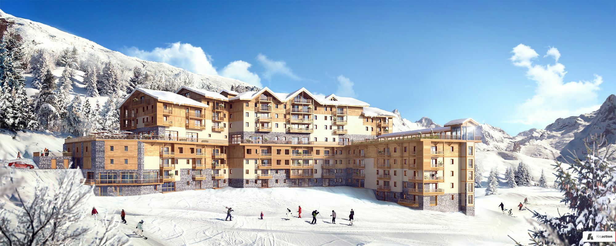 Residence Club Mmv Le Coeur Des Loges Сен-Мартен-де-Бельвіль Екстер'єр фото
